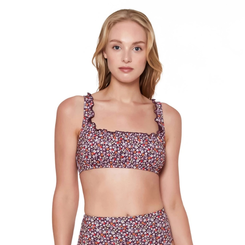 Sanctuary Garden Bralette Bikini Top Retrograde color